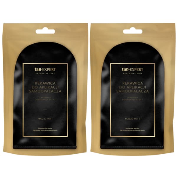 2X Tanexpert Exclusive Line Magic Mitt Rękawica Do Aplikacji Samoopalacza