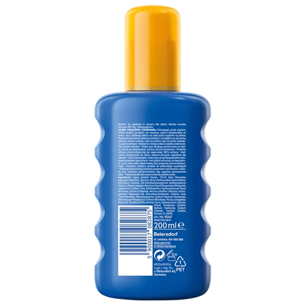 Nivea Protect & Care Spf50 Solspray For Barn