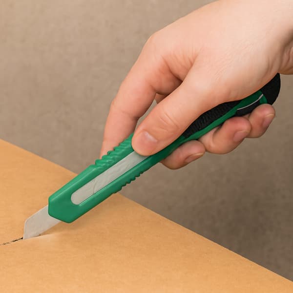 Professionell Tapetkniv Med Segmentblad 9 Mm Grön - 1 Stycke