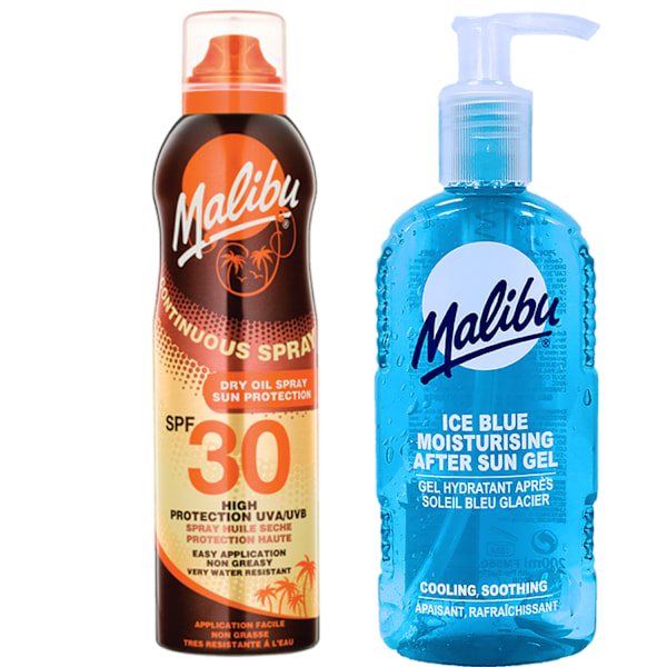 Malibu Spray Balm Spf30 175Ml + After Sun Gel 200Ml