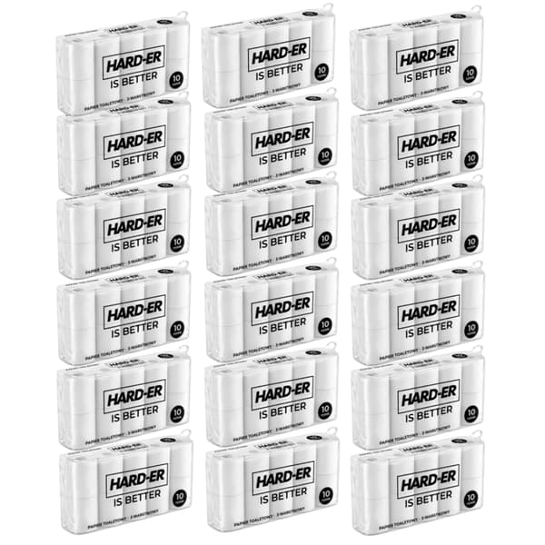Almusso Toalettpapper 3‑Lager 18 Förpackningar X 10 Rullar