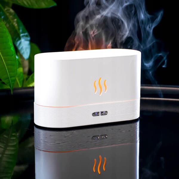 Flamme Luftfugter Aroma Diffuser Natlys Stille 180ml