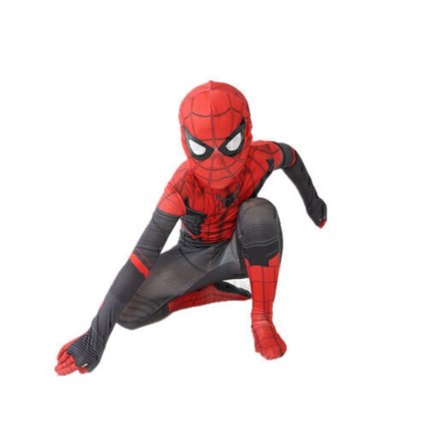 Spider-Man Superhjälte Cosplay Kostym Barn Pojkar Kläder Dräkt Party Maskerad Red 3-4 Years