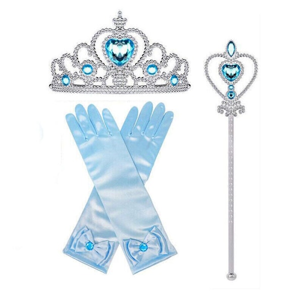 Flickor Prinsessklänning Cosplay Askungen Prinsessdräkt Maskeradklänning Jul Only Accessories 3pcs One Size