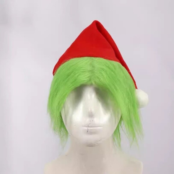 Grinchen Kostymset Barn Grinchen Julfest Cosplay Kläder 135-145cm