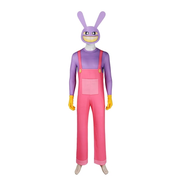 Barn The Amazing Digital Circus Pomni Cosplay Kostym Uniform Jumpsuit Bodysuit Jax for adults XS