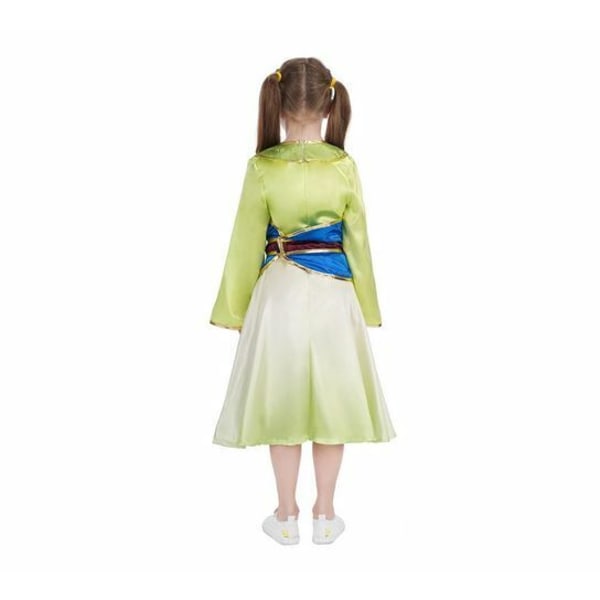 NY Flickor Cosplay Prinsessa Mulan Maskeradkostym Set Mulan 4 5-6T (Size 130)