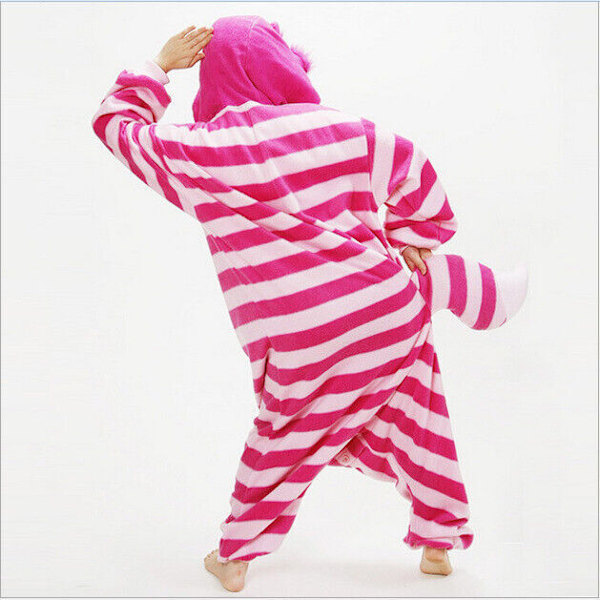 Cheshire Cat Kigurumi Pyjamas Cosplay Kostym Tecknad Sovkläder för Vuxna/Barn A pair of socks