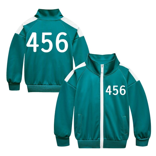 Barn Överlevnadsspel Cosplay Dragkedja Tröja Flickor Pojkar Långärmad Toppar Jacka #456 printing T 170cm