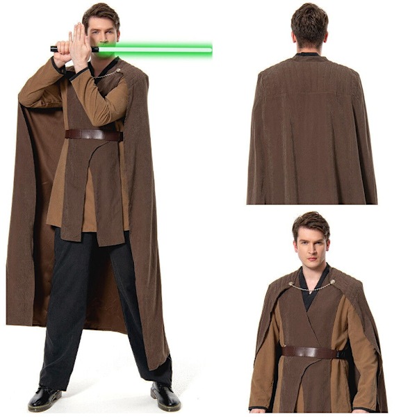 Star Wars Tales Of The Jedi Greve Dooku Cosplay Kostym Halloween Komplett Dräkt Men L