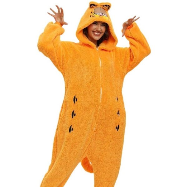 Vuxen Barn Toy Story 3-Lotso Jordgubbsbjörn Cosplay Pyjamas Sovkläder Kostym Coffee Cat M