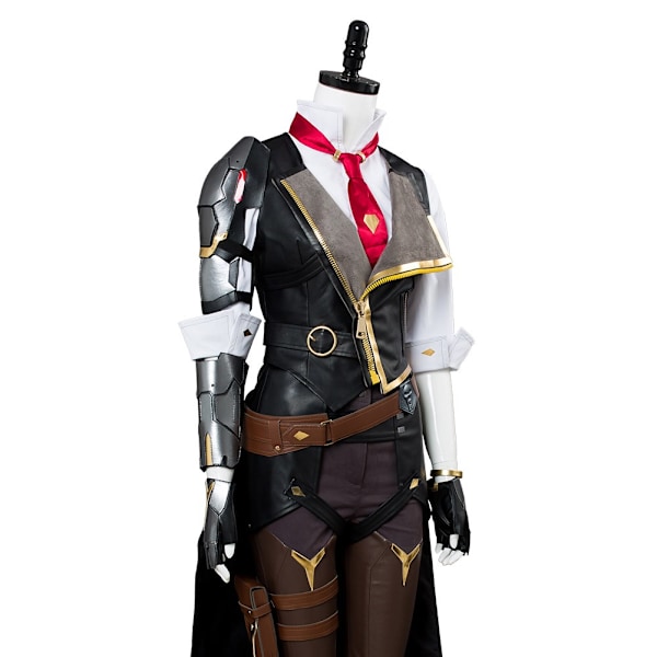 Anime Overwatch OW 2 Ashe Cosplay Deluxe Kostym+Hatt+Peruk Halloween Heldräkt Only Costume Women M