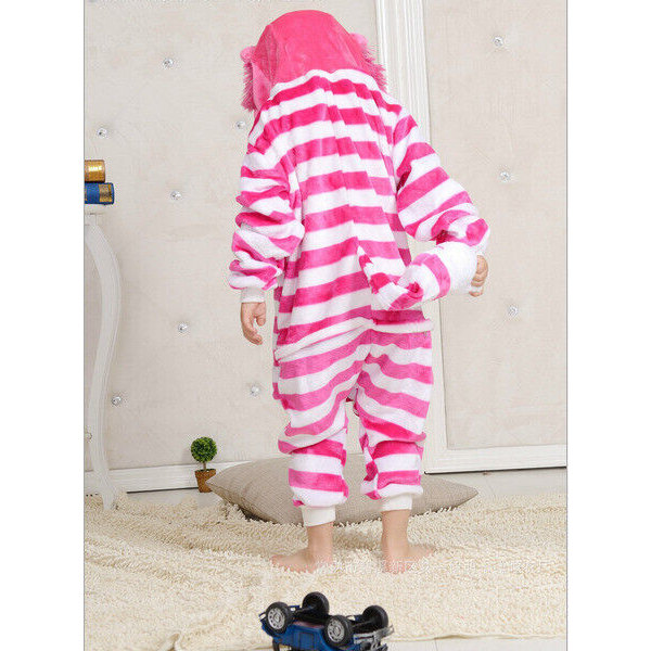 Cheshire Cat Kigurumi Pyjamas Cosplay Kostym Tecknad Sovkläder för Vuxna/Barn A pair of socks