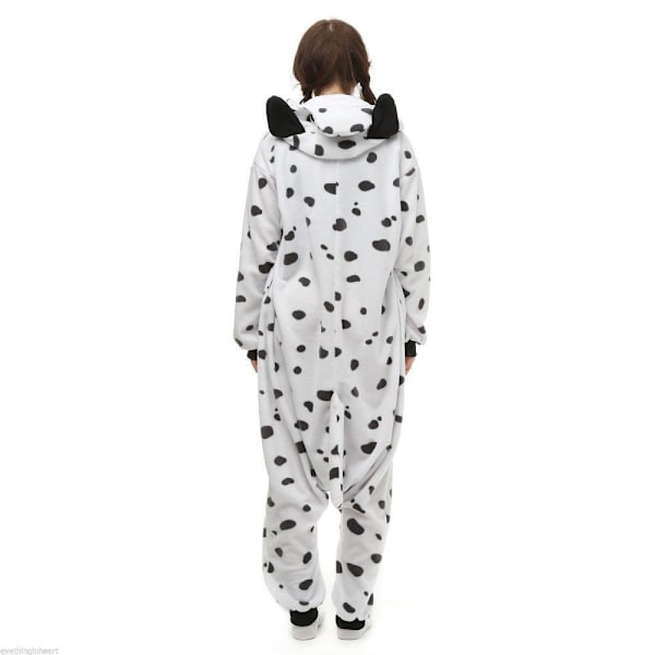 Dalmatinerdräkt för vuxna Pyjamas Maskerad Unisex Jumpsuit Onesie01 Sovkläder A pair of socks