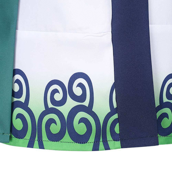 Anime One Piece: Barn Roronoa Zoro Cosplay Zoro Kimono Robe+bälte+foder set 140