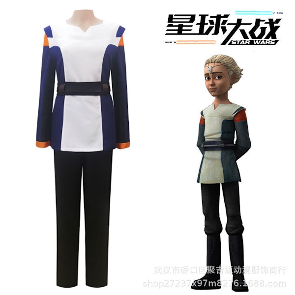 Star Wars The Bad Batch Säsong 2 Omega Cosplay Kostym Uniform XL