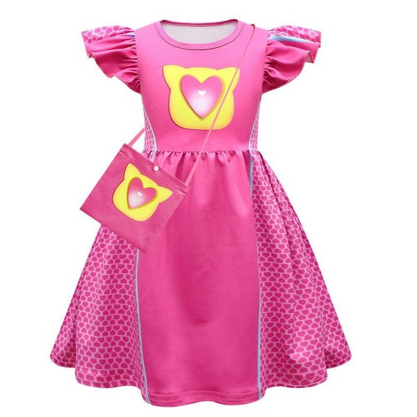 Super Kitties Barn Cosplay Klänning Flickor Prinsesskjolar Halloween Karneval Kostymer #2 dress 130