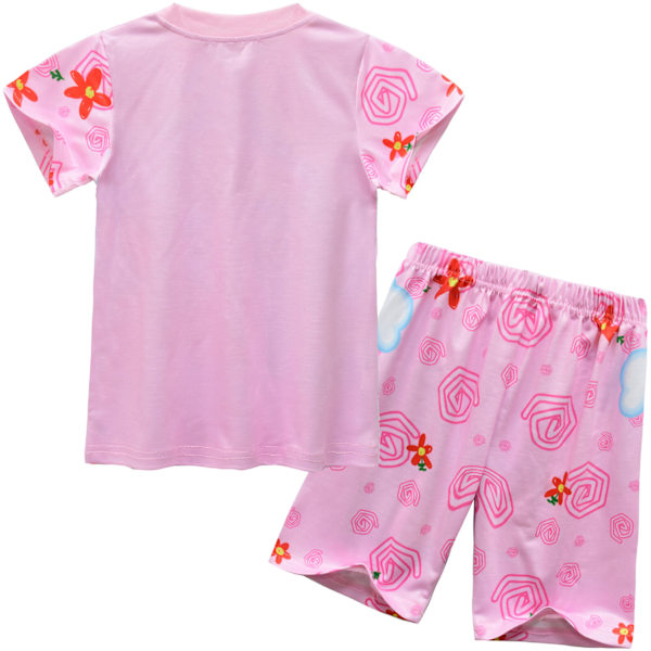 Alphabet lore Cosplay Pyjamas Set Flickor Kortärmad T-shirt+Shorts Set #91059 140cm/7-8Y