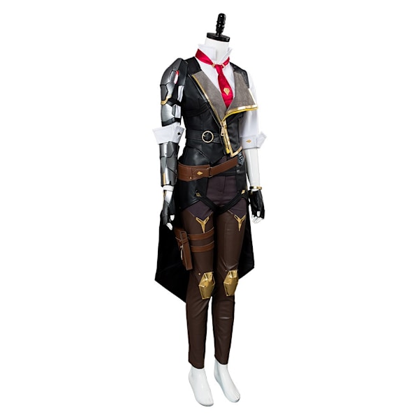 Anime Overwatch OW 2 Ashe Cosplay Deluxe Kostym+Hatt+Peruk Halloween Heldräkt Only Costume Women L