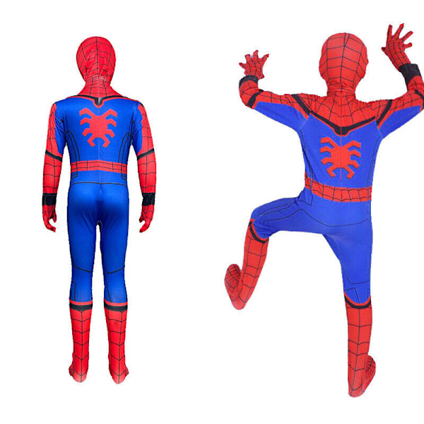 Spider-Man Hero Returns Spiderman Cosplay Kostym Pojke Outfit Jumpsuit Maskerad Only Spider Silk Launcher