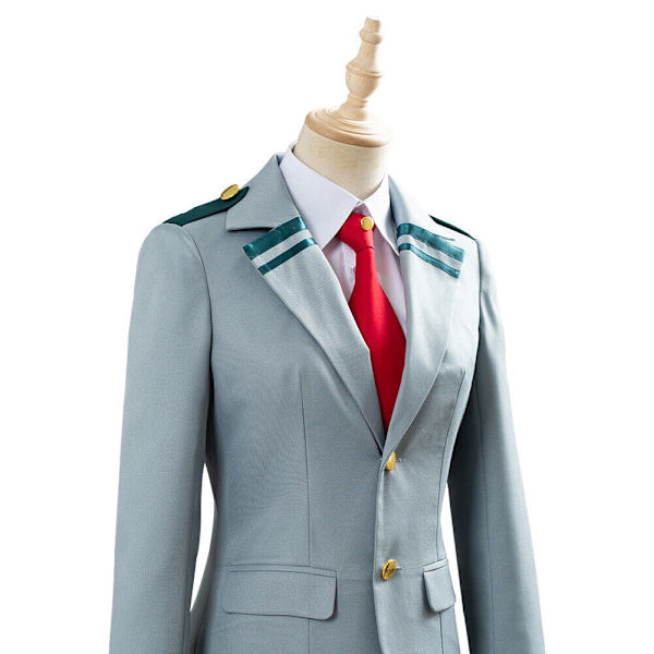My Hero Academia: Ochaco Uraraka Asui Tsuyu Cosplay Halloween Karneval Kostym Women M