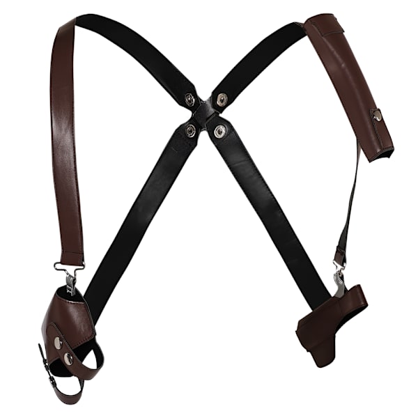 Resident Evil 4 Remake Leon Scott Kennedy cosplay Bärrem Hölster+Handskar Only Carrier Strap Men M