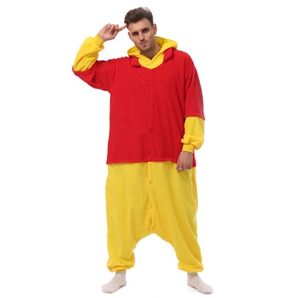 Nalle Puh Flanell Onesie11 Cosplay Kostym Kigurumi Hoodies Pyjamas Vuxen Piglet M for 155cm-165cm
