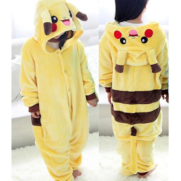 Ny Pikachu COSPLAY Barn Charmander Kostym Pyjamas Bekväm. Charmander Kids Age 3-4 Years