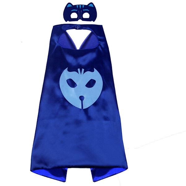 PJ Masks Kostym Pojkar Flickor Superhjälte Barn Maskerad OFFICIELL Utrustning Catboy Cape+Mask One Size