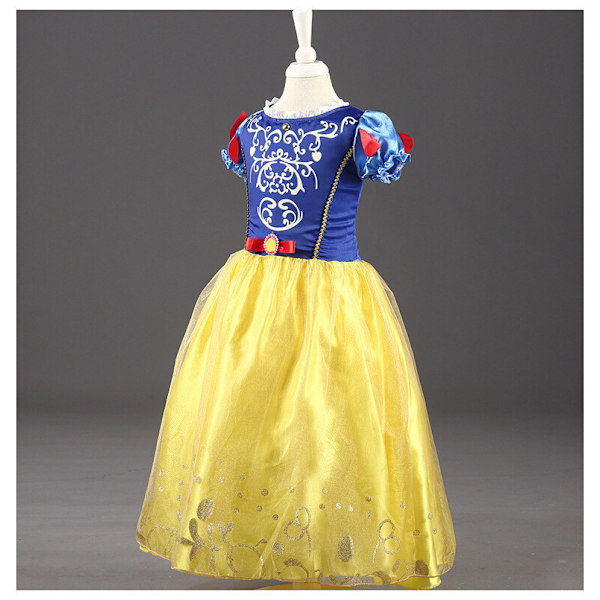 Snövit Cosplay Flickor Deluxe Prinsessklänning Smink Party Halloween Kostym Only Headband One Size