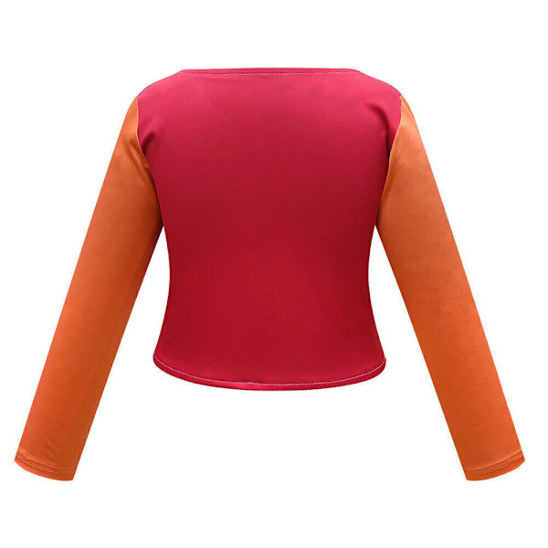 Flickor Hocus Pocus 2 Klänning Cosplay Mary Sanderson Kappa Halloween Kostym Only Dress 8-9 Years