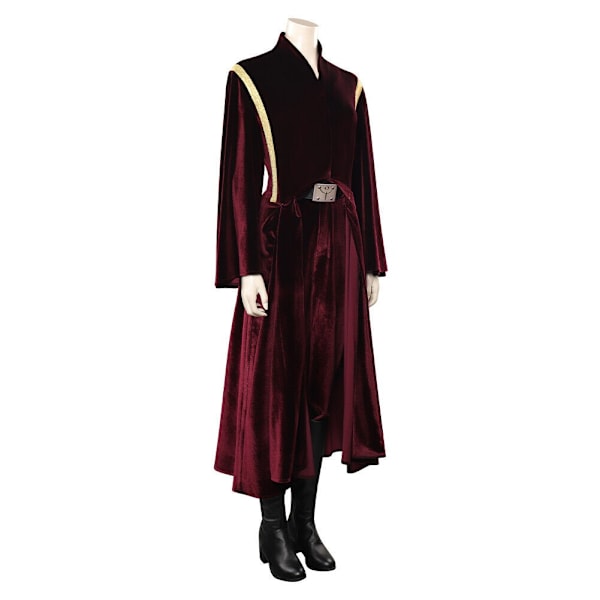 Star Wars Padme Amidala Cosplay Kostym Kläder Halloween Karneval Party Dräkt L