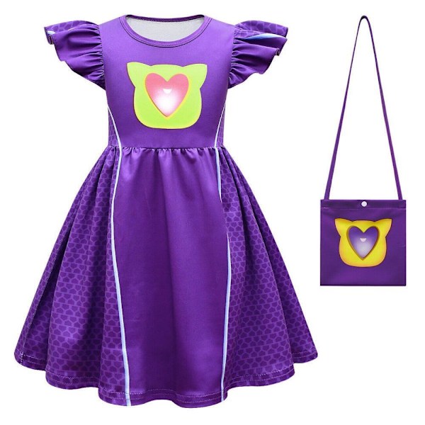 Super Kitties Barn Cosplay Klänning Flickor Prinsesskjolar Halloween Karneval Kostymer #2 dress 130