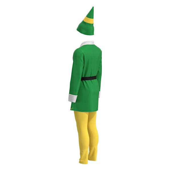 Barn Vuxna Buddy the Elf Kostym Tomtefest Cosplay Maskeradkläder~ 2 pairs of stockings One Size
