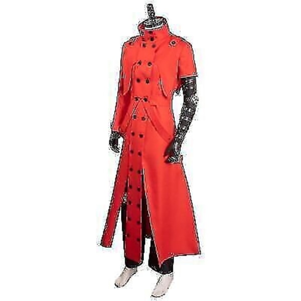 Vash the Stampede Cosplay party Röd Trenchcoat Jacka Skjorta Byxor Anime Kostym Men XL