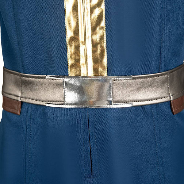 Vault Fallout 76 Dweller Cosplay Blå Vuxen Unisex Jumpsuit Halloween Kostym L