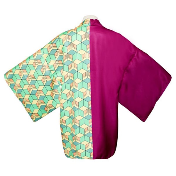Demon Slayer Cosplay Kostym Barn Flickor Pojkar Kimetsu No Yaiba Nez o Kläder Tomioka Giyuu Coat Only 140cm