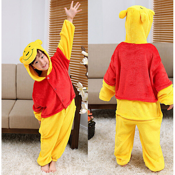 Barn Pyjamas Flickor Pojkar Flanell Sovdräkt Hoodie Cosplay Party Julklapp Het A pair of socks One Size