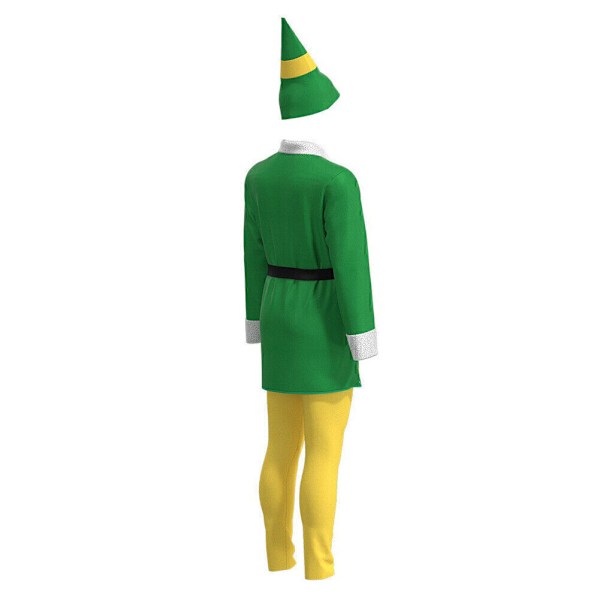 Barn Vuxna Buddy the Elf Kostym Tomtefest Cosplay Maskeradkläder~ 2 pairs of stockings One Size