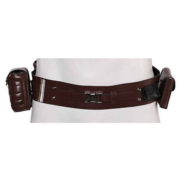 Star Wars Anakin Skywalker Cosplay Halloween Bälte Midjeband+Handskar handskydd set Only Belt Men M