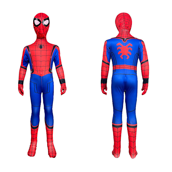 Spider-Man Hero Returns Spiderman Cosplay Kostym Pojke Outfit Jumpsuit Maskerad Only Spider Silk Launcher