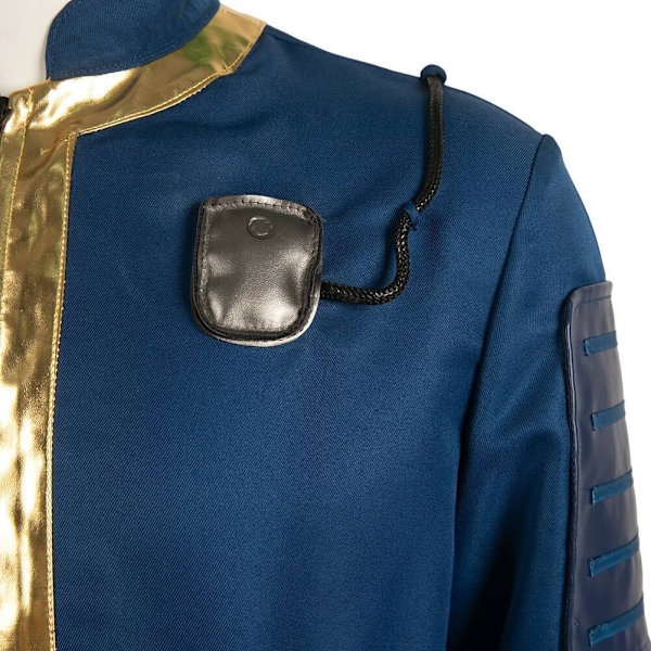 Vault Fallout 76 Dweller Cosplay Blå Vuxen Unisex Jumpsuit Halloween Kostym XS