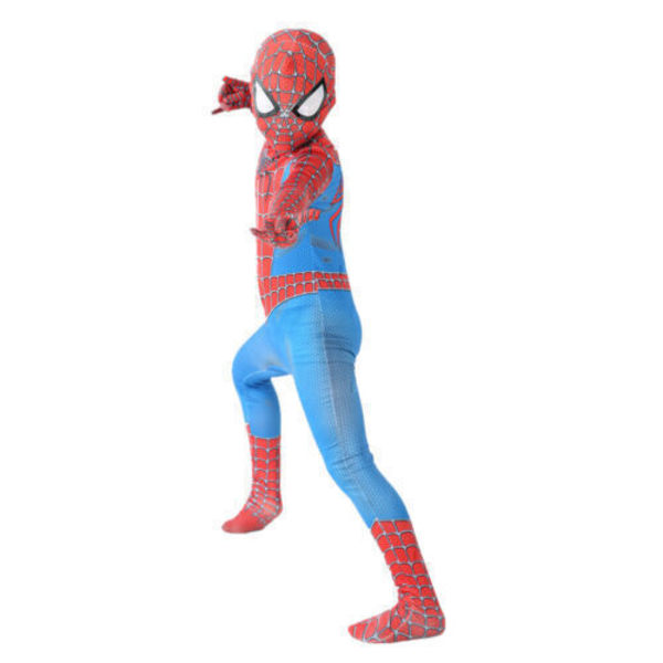 Spider-Man Superhjälte Cosplay Kostym Barn Pojkar Kläder Dräkt Party Maskerad Red 2-3 Years