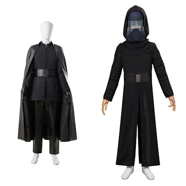 Star Wars 9 The Rise of Skywalker Kylo Ren Cosplay Kostym Halloween Outfit Adult M