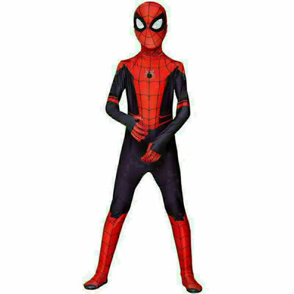 Nya Barn Pojkar Spider-Man Far From Home Spiderman Zentai Cosplay Kostymdräkt Spiderman - Kids 9-11 Years