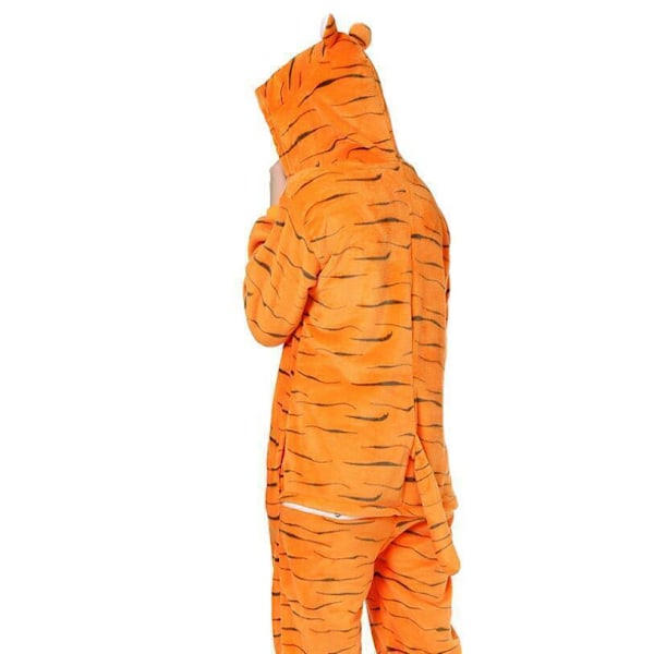 Tigger Barn Tecknad Djur Pyjamas Sovkläder Party Cosplay Kostym Set Storlek@ Tigger Adults M