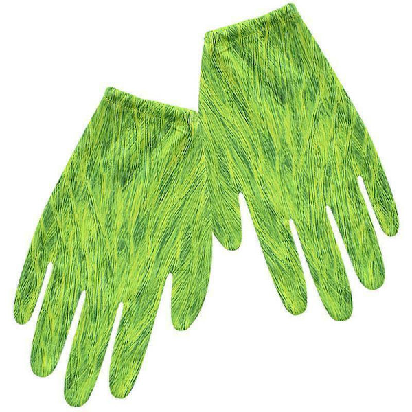 Grinchen Cosplay Kostym Barn Festival Kläder Dans Dans Ny ^^ . 1X Face mask One Size (Kids)
