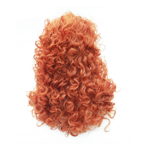 Film Modig Merida Prinsessdräkt Vuxen Klänning Filmdräkt Cosplay Maskeradfest Only Wig One Size