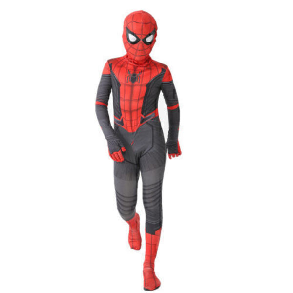 Spider-Man Superhjälte Cosplay Kostym Barn Pojkar Kläder Dräkt Party Maskerad Red 3-4 Years