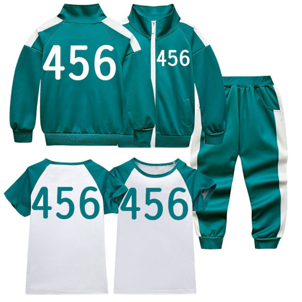 Barn Överlevnadsspel Cosplay Dragkedja Tröja Flickor Pojkar Långärmad Toppar Jacka #456 printing T 140cm